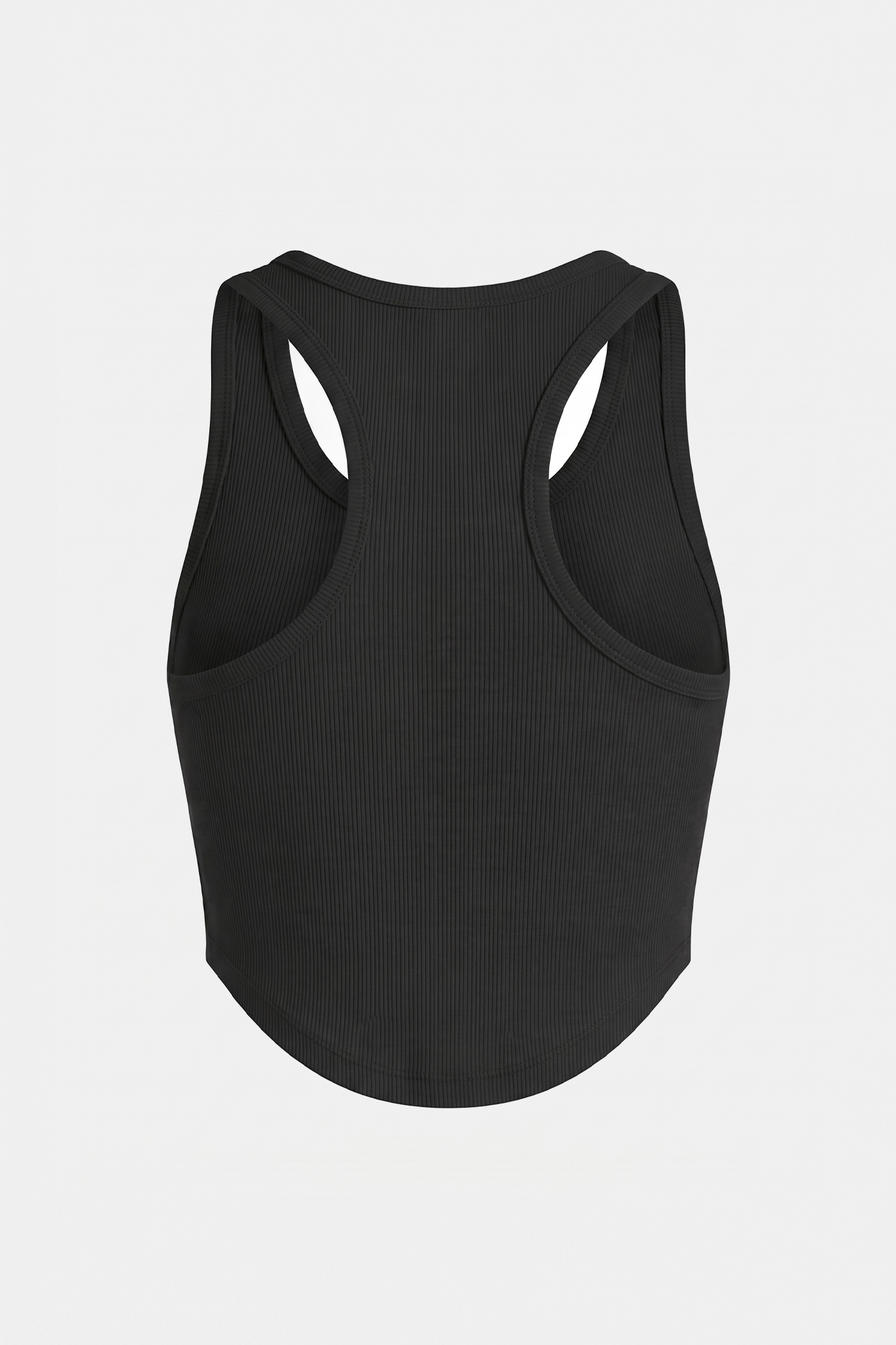 Kadın Rest Clup Crop Top Tank - Siyah
