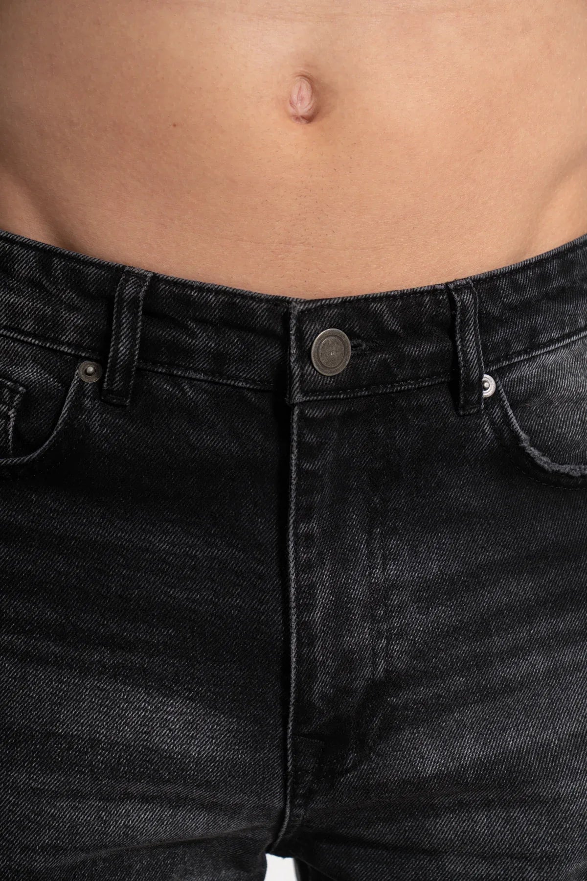 Erkek Relaxed Fit Key Denim Pants - Siyah - REST 147