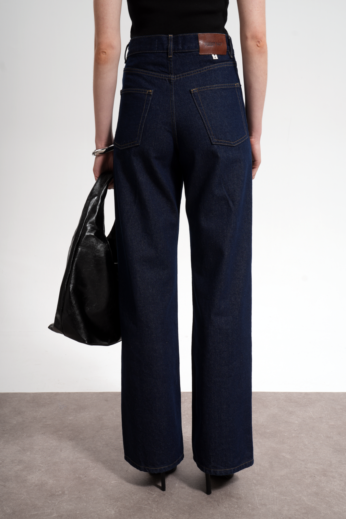 Kadın Straight Key Denim Pants - Lacivert