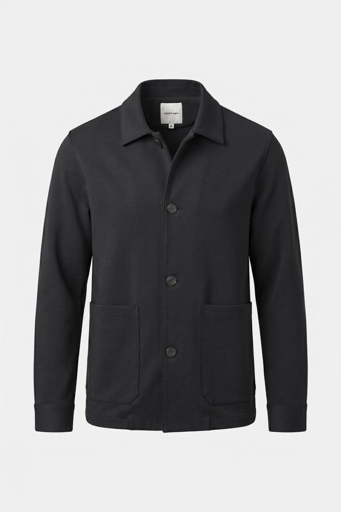 Erkek Relaxed Fit Modal Jacket - Siyah