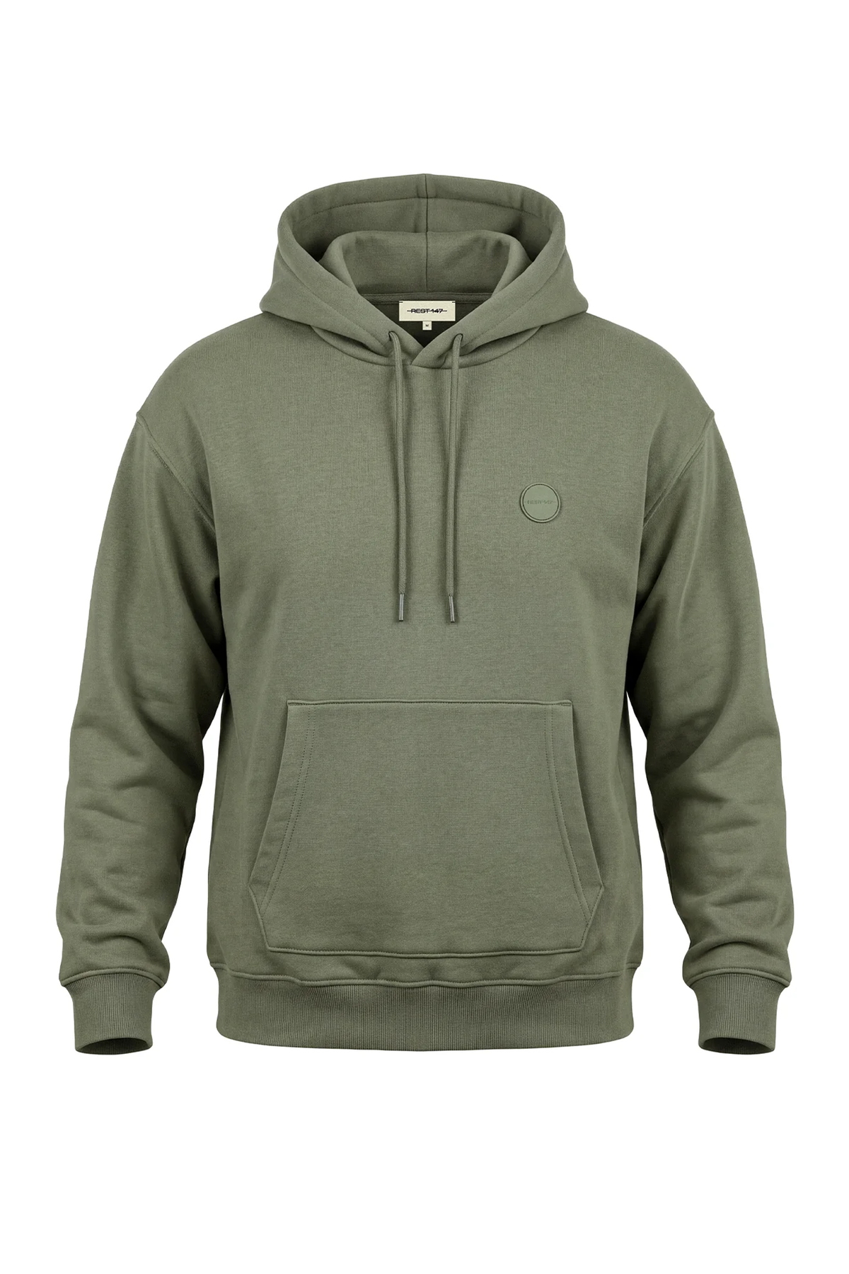 Erkek Relaxed Fit Hoodie - Yeşil