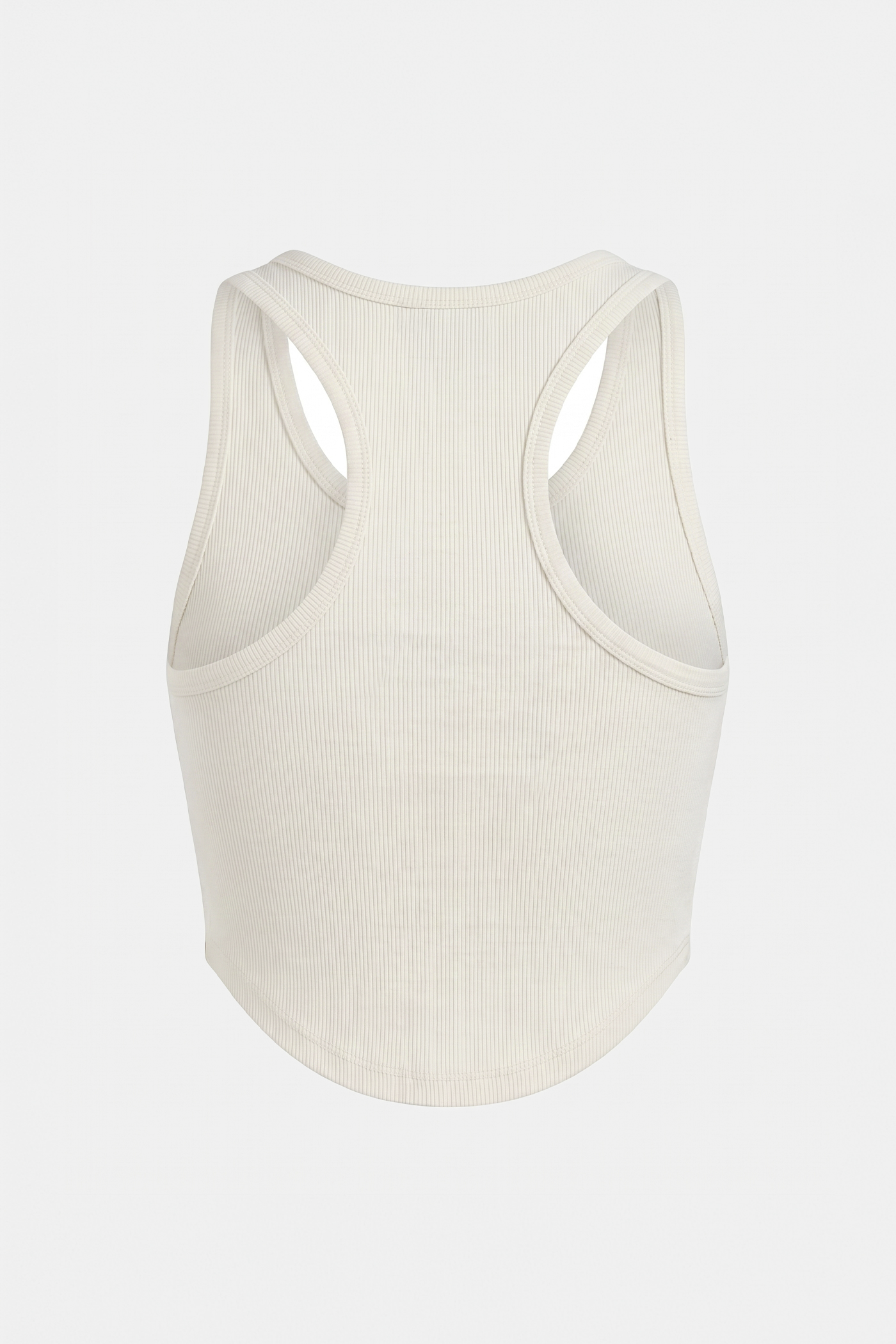 Kadın Rest Clup Crop Top Tank - Ekru