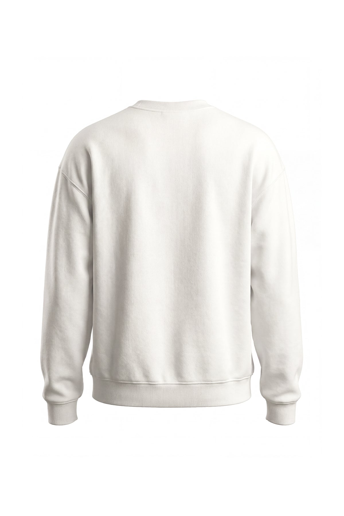 Erkek Relaxed Fit Sweatshirt - Kırık Beyaz