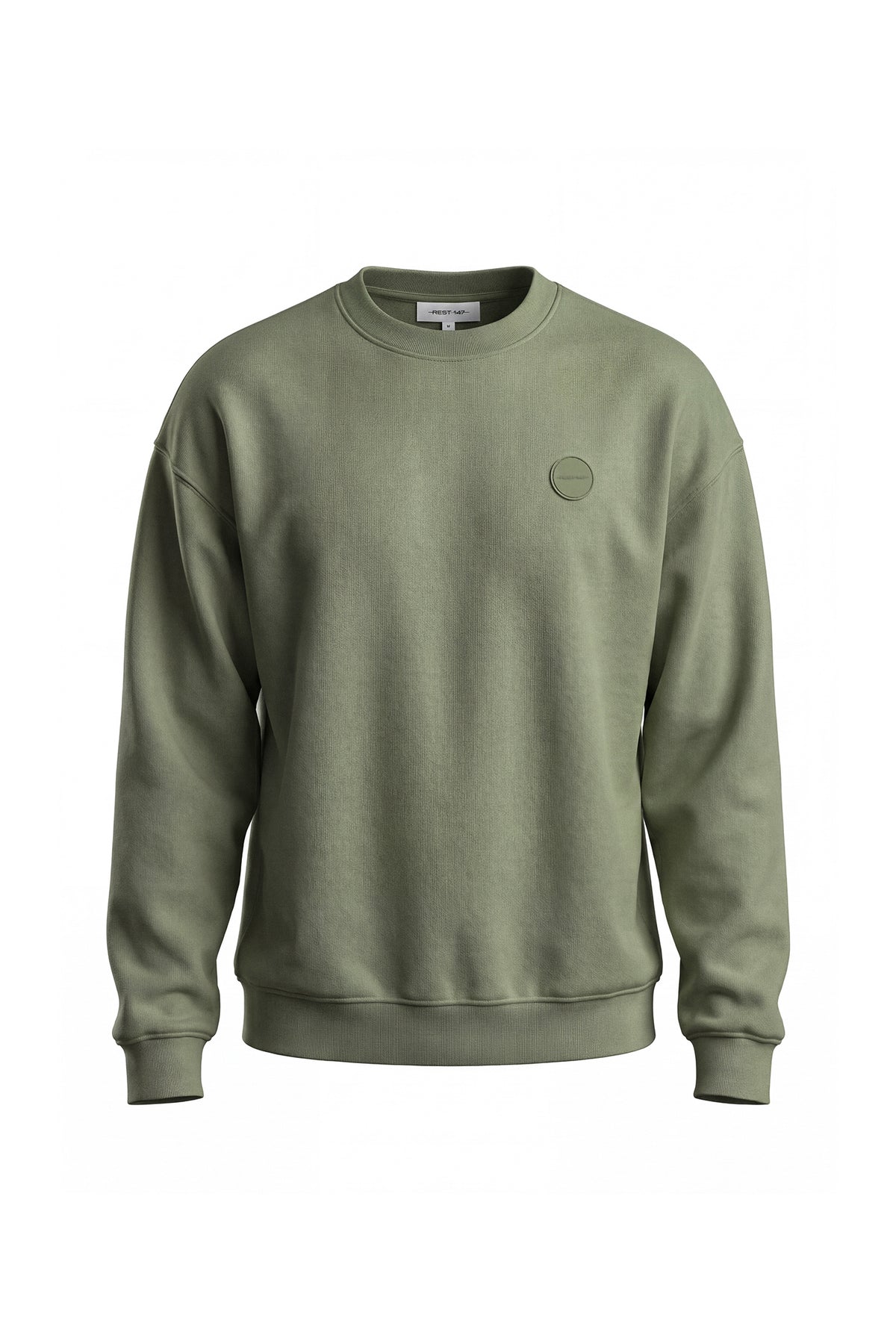 Erkek Relaxed Fit Sweatshirt - Yeşil