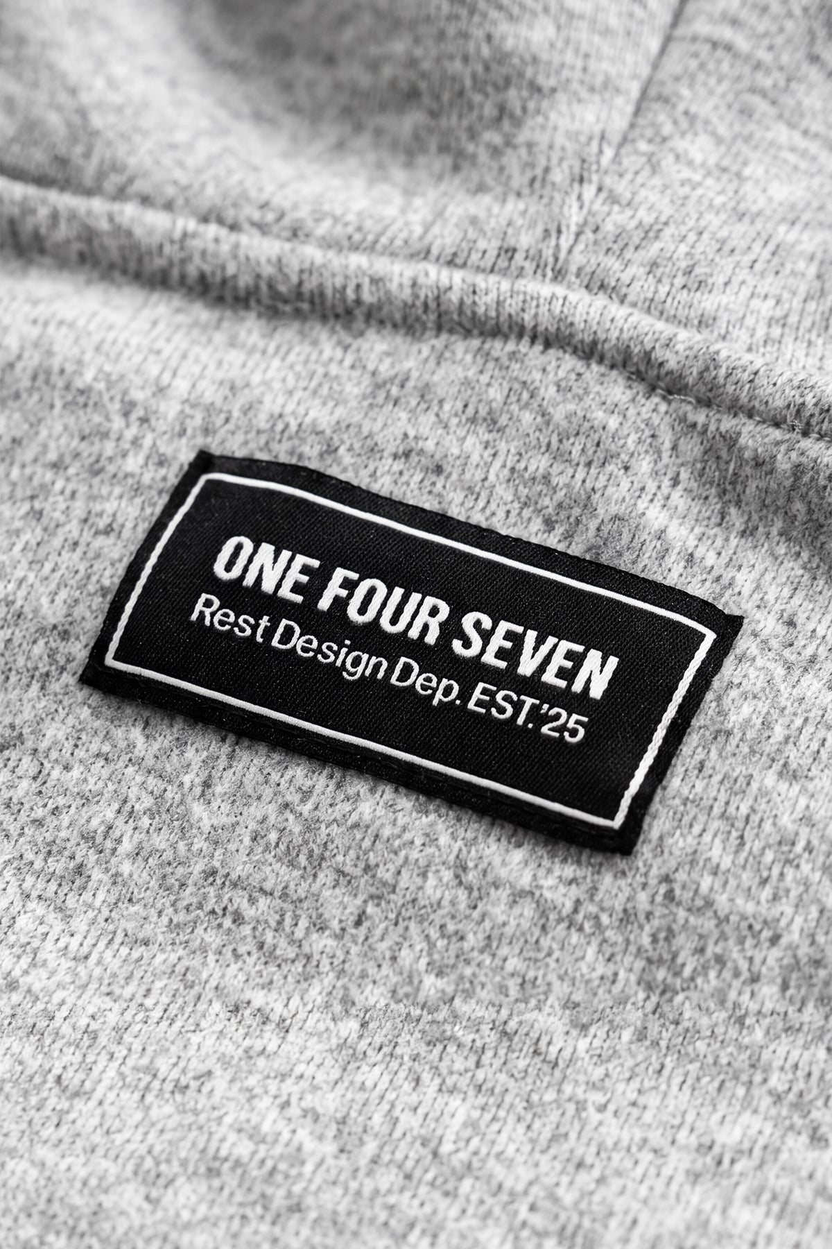 Erkek Oversized Brushed Marl Knit Hoodie - Grimelanj